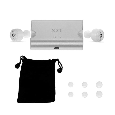 AussieSuperStore Homeware Supplies X2 Twins Wireless In-Earphone Ear Pods X2 Twins Wireless In-Earphone Ear Pods | Wireless Bluetooth Headphones ZMX2TBTINEARPHONESSVR